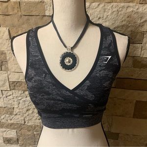 Gymshark Adapt Seamless Camo Workout Sports Bra XS
